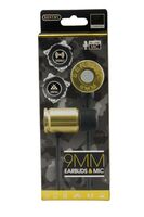Sentry Hm9mg 9mm Bullet Earbuds With Mic Gold