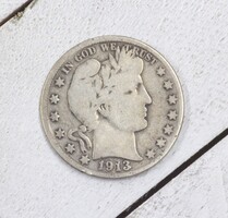  1913-S Barber Half Dollar