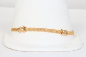  14k Yellow Gold 4 Row Bead Bracelet