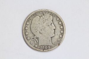  1909 Barber Half Dollar