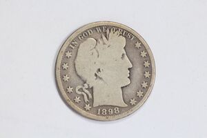  1898 Barber Half Dollar