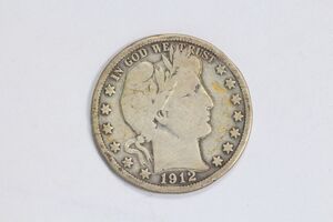  1912 Barber Half Dollar
