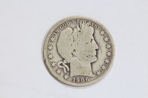  1906 S Barber Half Dollar