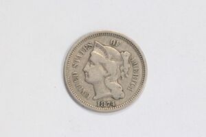  1874 3 Cent Nickel