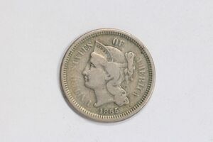  1865 3 Cent Nickel
