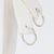  14k White Gold Small Hoop Earrings