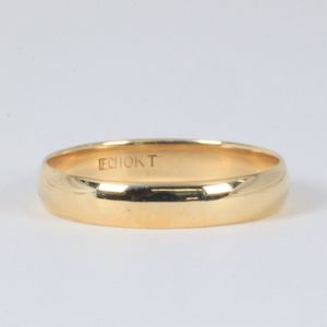  10k Yellow Gold Half Round Band